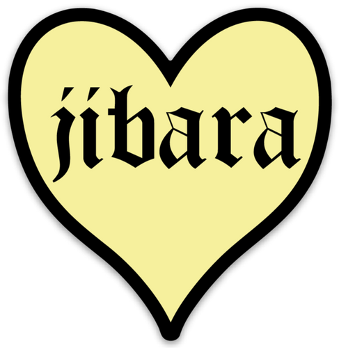 Jibara Heart Sticker