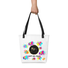 Load image into Gallery viewer, Somos Arte &#39;Just Add Paint&#39; Tote bag