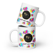 Load image into Gallery viewer, Somos Arte &#39;Just Add Paint&#39; White glossy mug