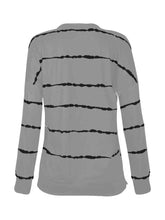 Load image into Gallery viewer, Striped Round Neck Sweatshirt
