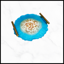 Load image into Gallery viewer, Baby &quot;Blue Raspberry&quot; Small Round Serving Tray 10 inch