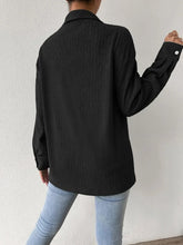 Load image into Gallery viewer, Textured Drop Shoulder Shirt Jacket