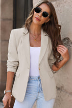 Load image into Gallery viewer, One-Button Flap Pocket Blazer
