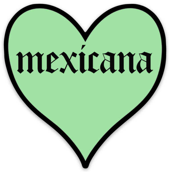 Mexicana Heart Sticker
