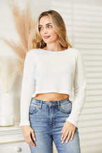 Load image into Gallery viewer, Full Size Long Sleeve Cropped Top