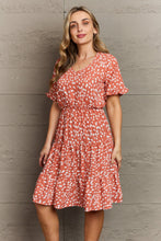 Load image into Gallery viewer, Hailey &amp; Co Positive Thoughts Printed Woven Ruffle Dress