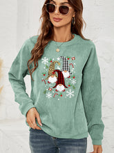 Load image into Gallery viewer, Faceless Gnome Graphic Drop Shoulder Sweatshirt