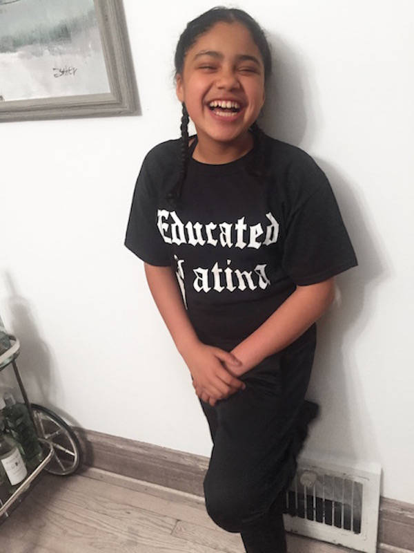 Educated Latina Childrens Tee