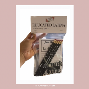 ‘Educated Latina’  Stationery Pack