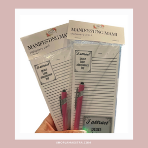 Manifesting Mami’  Stationery Pack